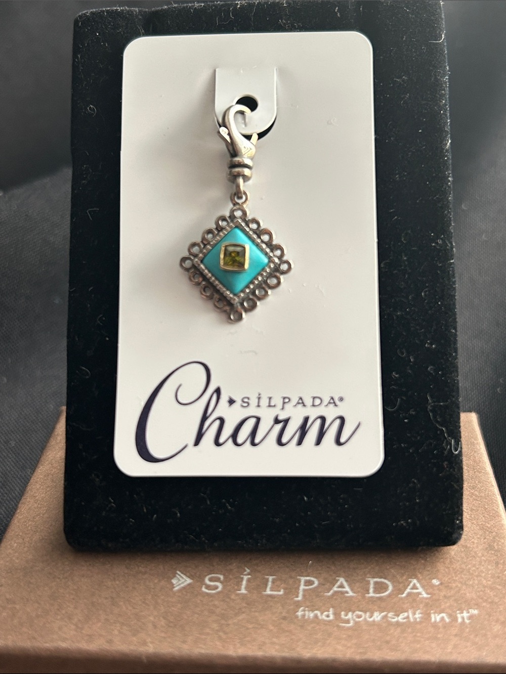 Silpada C2562 Sterling Silver Filigree Charm